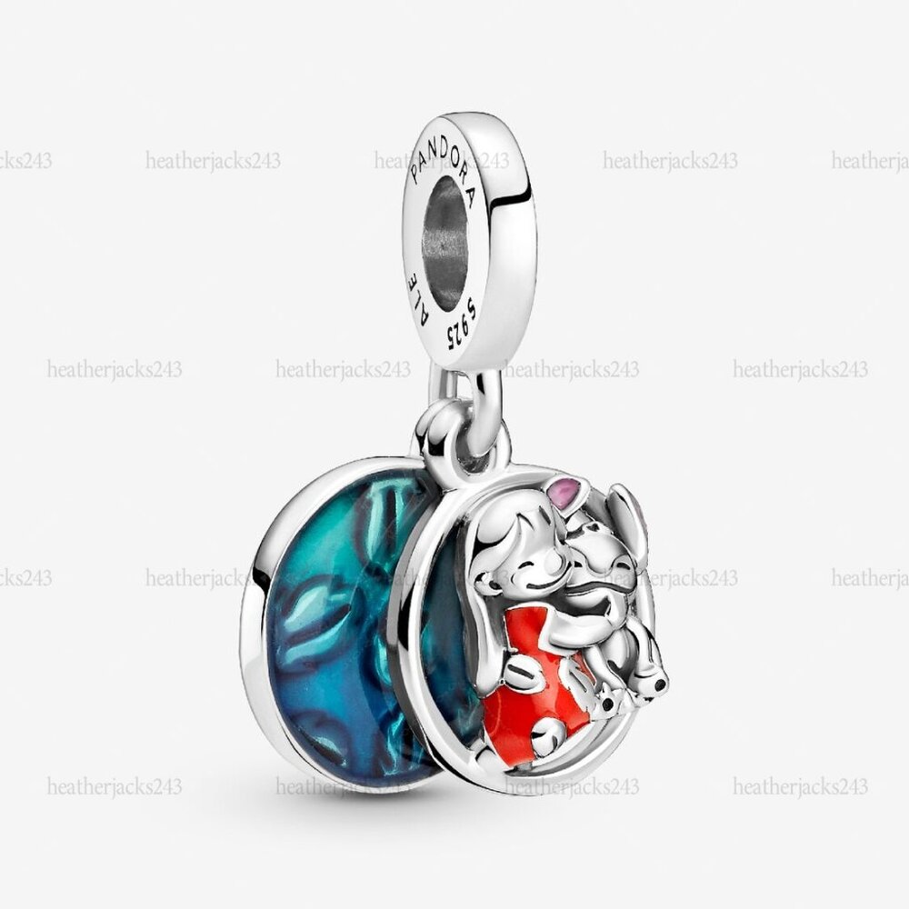 Pandora Disney Lilo & Stitch Family Dangle Charm - Picture 1 of 6
